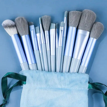 13Pcs Professional Makeup Brushes Set Soft Fluffy for Foundation Blush Powder Eyeshadow Kabuki Blending Makeup Brush Beauty Tool