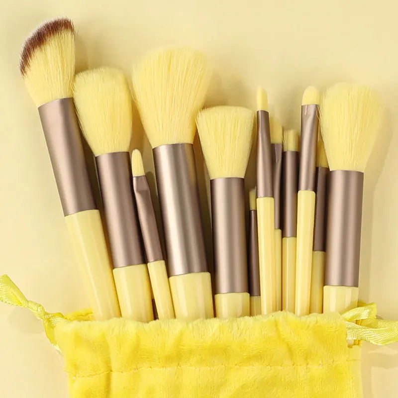 13Pcs Professional Makeup Brushes Set Soft Fluffy for Foundation Blush Powder Eyeshadow Kabuki Blending Makeup Brush Beauty Tool