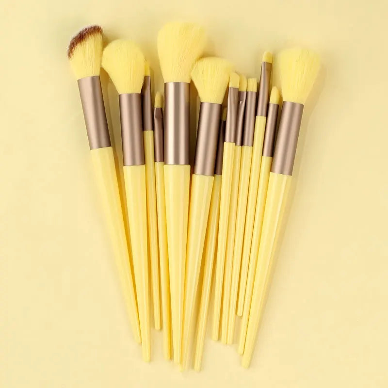 13Pcs Professional Makeup Brushes Set Soft Fluffy for Foundation Blush Powder Eyeshadow Kabuki Blending Makeup Brush Beauty Tool