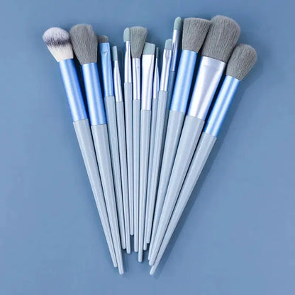 13Pcs Professional Makeup Brushes Set Soft Fluffy for Foundation Blush Powder Eyeshadow Kabuki Blending Makeup Brush Beauty Tool