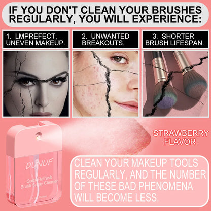 Makeup Tools Deep Cleaning Spray Beauty Egg Powder Puff Makeup Brush Cleaning Spray 35ML