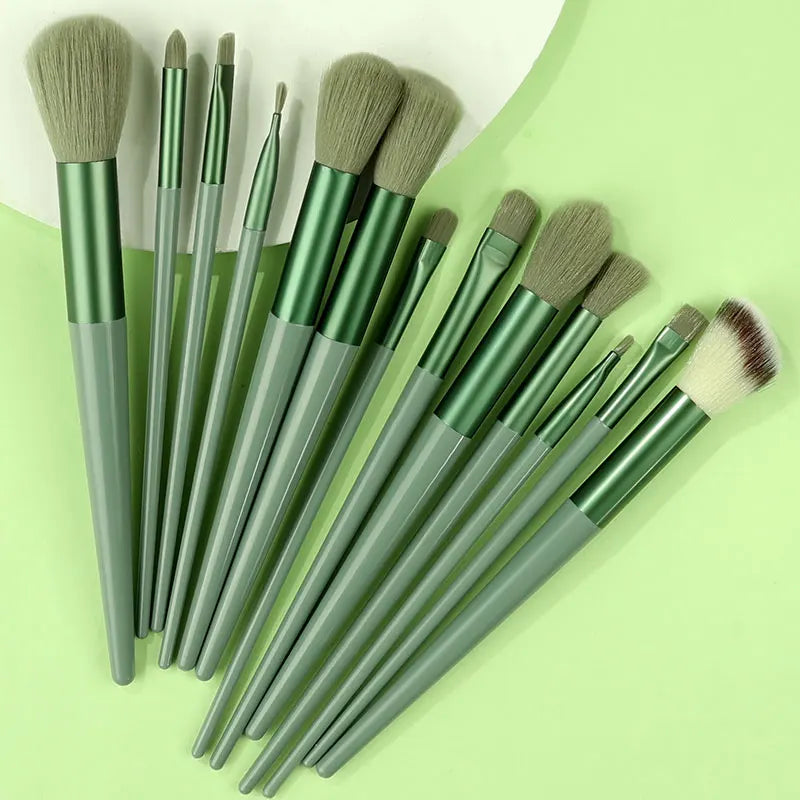 13Pcs Professional Makeup Brushes Set Soft Fluffy for Foundation Blush Powder Eyeshadow Kabuki Blending Makeup Brush Beauty Tool